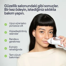 Braun Akıllı IPL Skin i·expert, Evde Tüy Alma, Çanta, Venus Tıraş Makinesi, 3 Başlık, PL7253 - 5