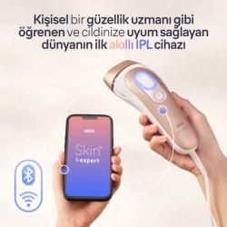 Braun Akıllı IPL Skin i·expert, Evde Tüy Alma, Çanta, Venus Tıraş Makinesi, 3 Başlık, PL7253 - 7