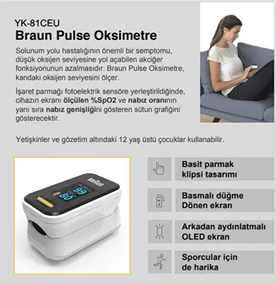 Braun Pulse Oksimetre Cihazı - 3