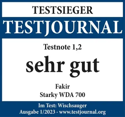 Fakir Starky WDA 700 Silme Fonksiyonlu Islak & Kuru Akülü Elektrikli Süpürge - 6