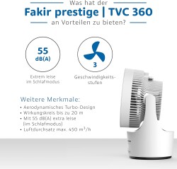 Fakir TVC 360 Vantilatör - 5