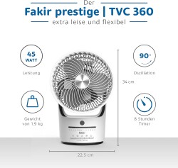 Fakir TVC 360 Vantilatör - 2