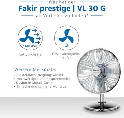 Fakir VL30 Vantilator - 4