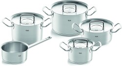 Fissler 084-128-05-000/0 Paslanmaz Çelik 9 Parça Metal Kapaklı Set - 1