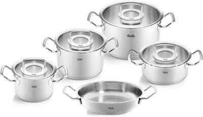 Fissler 084-389-05-000/0 Paslanmaz Çelik Tencere 5 Parça Seti - 1