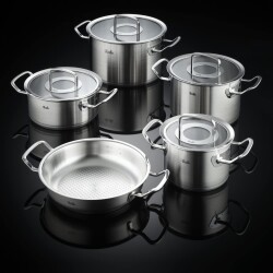 Fissler 084-389-05-000/0 Paslanmaz Çelik Tencere 5 Parça Seti - 5