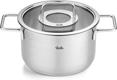 Fissler 086-115-05-000/0 5 Parça Cam Kapaklı Paslanmaz Çelik Tencere Seti - 3