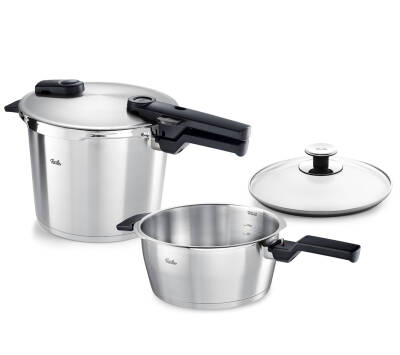 Fissler 602-410-13-080/0 Vitaquick Premium 6+3,5Lt Düdüklü Tencere - 1