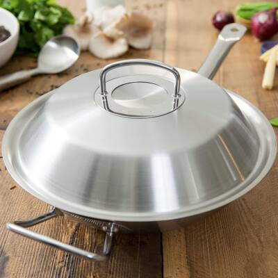 Fissler O084-833-30-000/0 Paslanmaz Çelik Wok Tava - 7