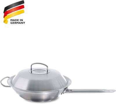 Fissler O084-833-30-000/0 Paslanmaz Çelik Wok Tava - 6