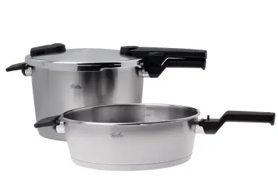 Fissler Vitaquick Premium 602-810-11-000-0, 2 Parçalı Düdüklü Tencere Seti 26cm - 1