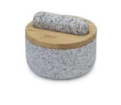 JJ_Dash_ Granite Mortar with bamboo Lid _20176_Granit Havan Bamboo Kapaklı - 5