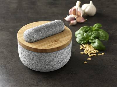 JJ_Dash_ Granite Mortar with bamboo Lid _20176_Granit Havan Bamboo Kapaklı - 9