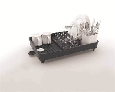 JJ_Extend Dish Rack - Grey (85040) Bulaşık Kurutma Koyu Gri - 4