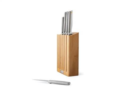 JJ_Knife Set with Bamboo_Rest (10564) Bamboo Standlı Bıçak Seti 5 li - 5